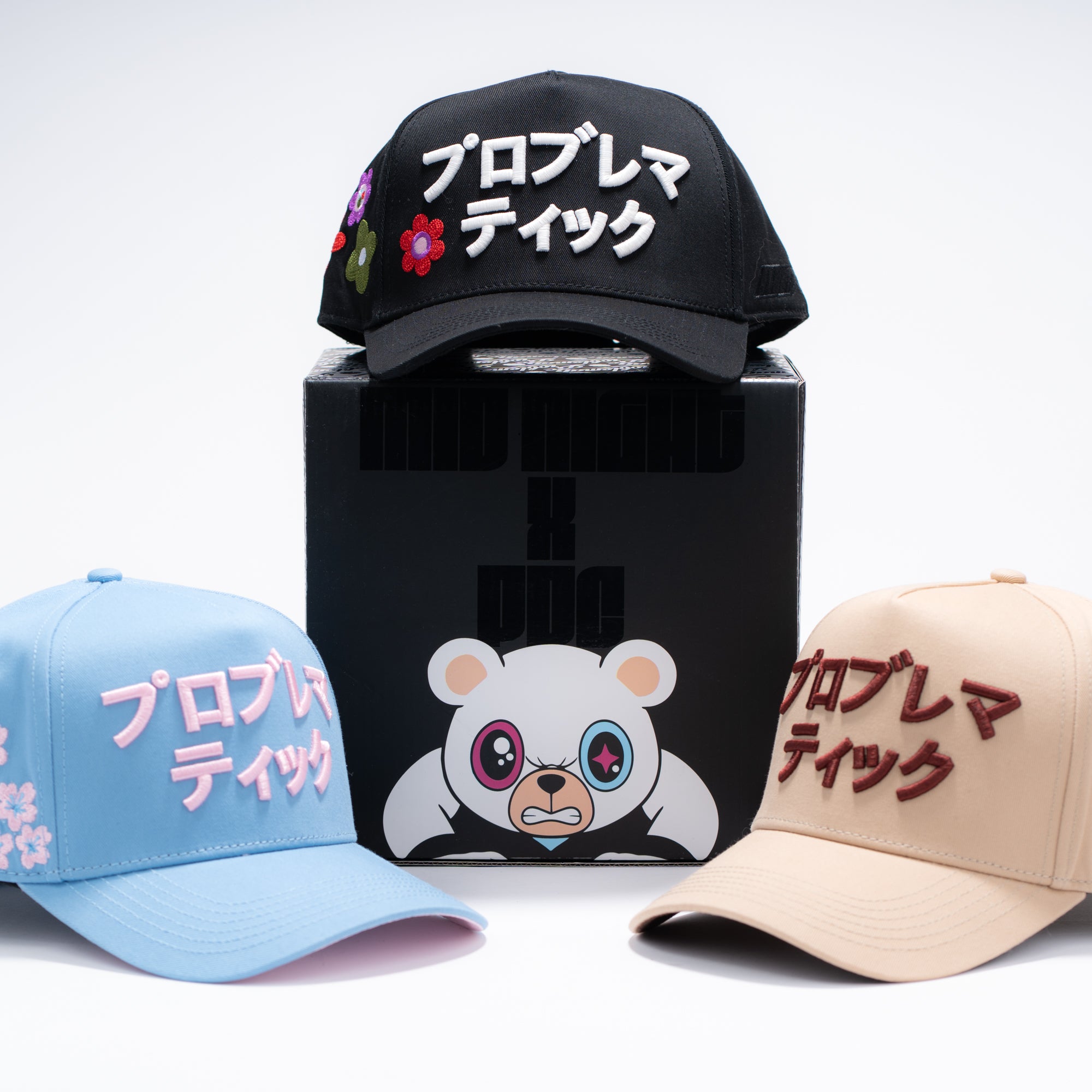 Midnight Bundle: ASTRO BEAR + CACTUS CLOWN + BLUE SAKURA